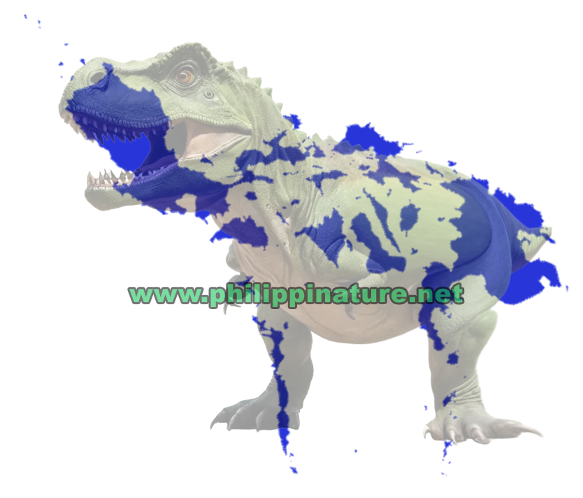 Philippines Map Dinosaur