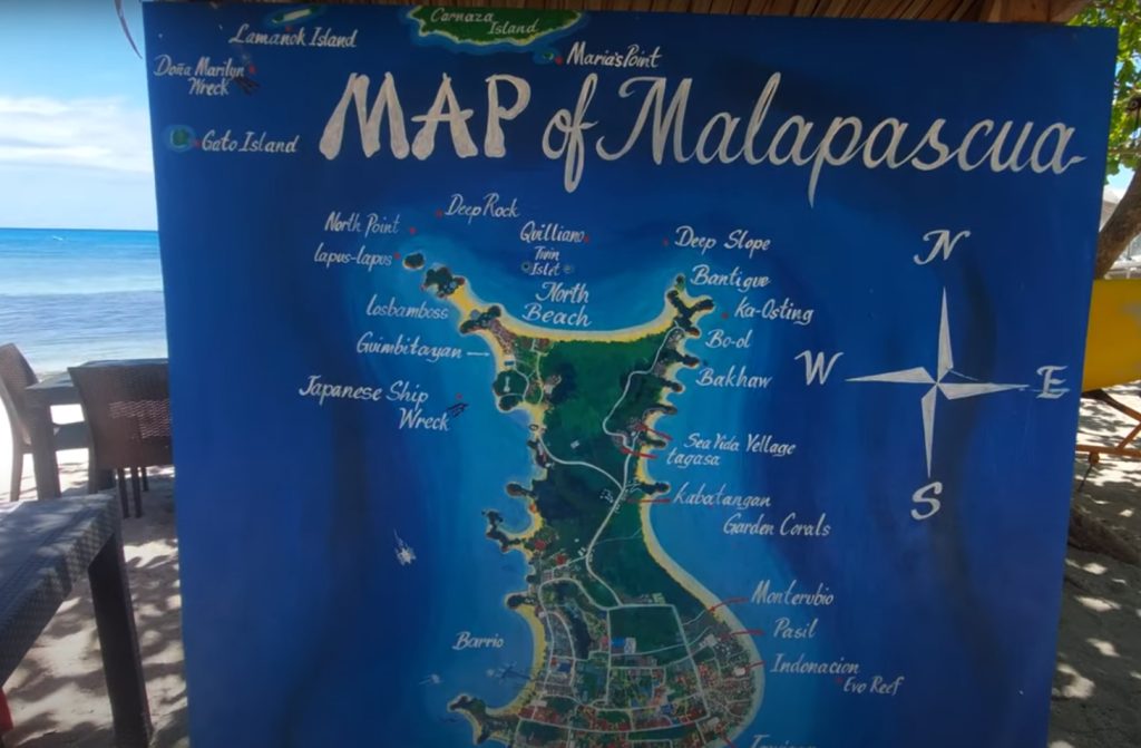 Malapascua Island Map